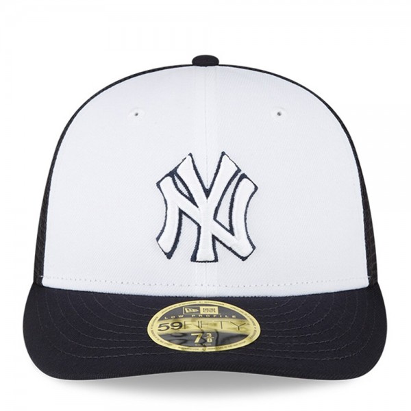 Бейсболка New York Yankees New Era 2023 On-Field Batting Practice Low Profile 59FIFTY - Navy/White