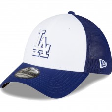 Бейсболка Los Angeles Dodgers New Era 2023 On-Field Batting Practice 39THIRTY - Royal/White