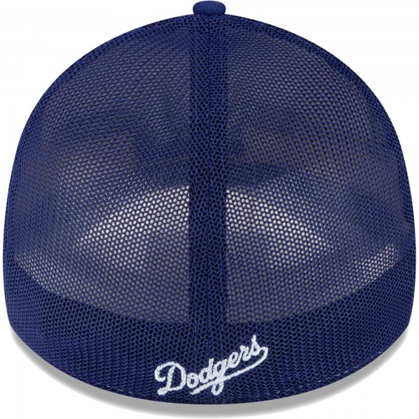 Бейсболка Los Angeles Dodgers New Era 2023 On-Field Batting Practice 39THIRTY - Royal/White