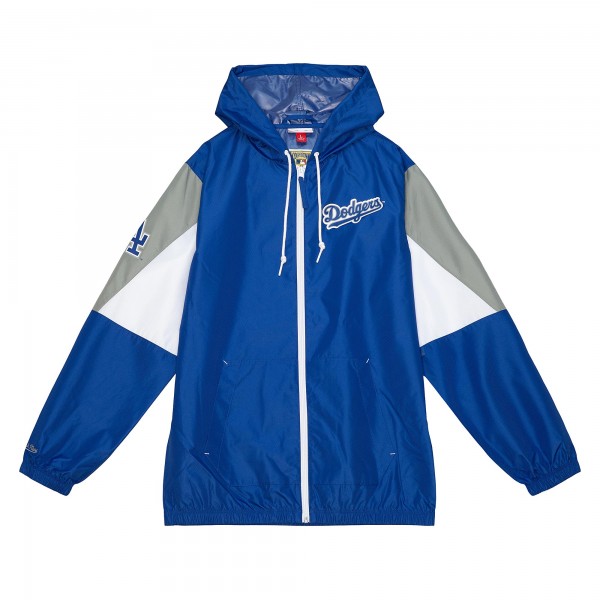 Ветровка на молнии Los Angeles Dodgers Mitchell & Ness Throw It Back - Royal