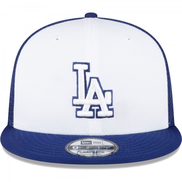 Бейсболка Los Angeles Dodgers New Era 2023 On-Field Batting Practice 9FIFTY - Royal/White