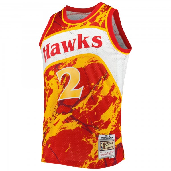 Игровая форма Stacey Augmon Atlanta Hawks Mitchell & Ness 1991-92 Hardwood Classics Marble Swingman - Red