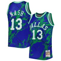 Игровая форма Steve Nash Dallas Mavericks Mitchell & Ness 1998-99 Hardwood Classics Marble Swingman - Blue
