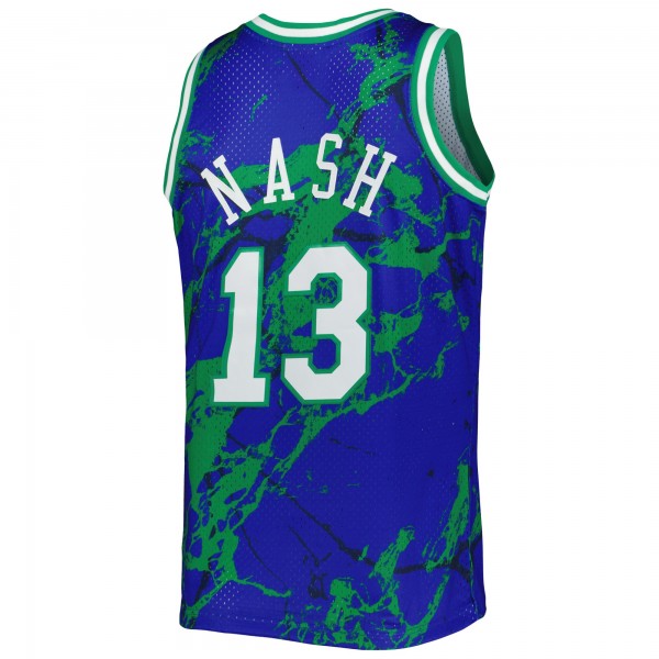 Игровая форма Steve Nash Dallas Mavericks Mitchell & Ness 1998-99 Hardwood Classics Marble Swingman - Blue