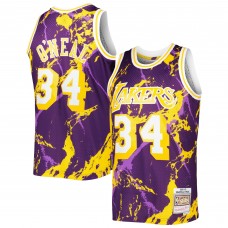Игровая форма  Shaquille ONeal Los Angeles Lakers Mitchell & Ness 1996-97 Hardwood Classics Marble Swingman - Purple