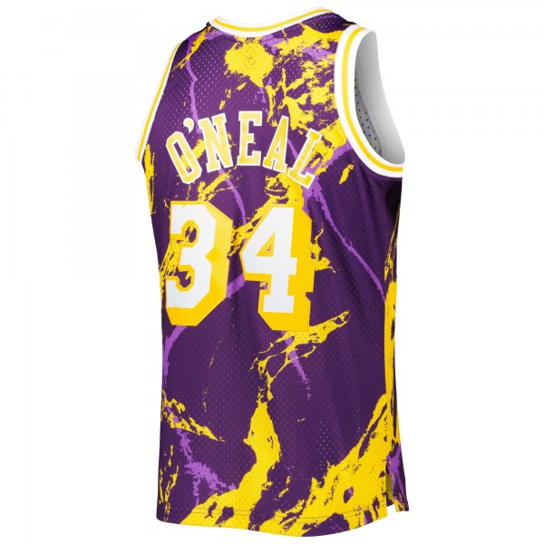 Игровая форма  Shaquille ONeal Los Angeles Lakers Mitchell & Ness 1996-97 Hardwood Classics Marble Swingman - Purple
