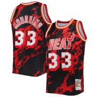 Джерси Miami Heat Alonzo Mourning Mitchell & Ness Black 1996/97 Hardwood Classics Marble Swingman