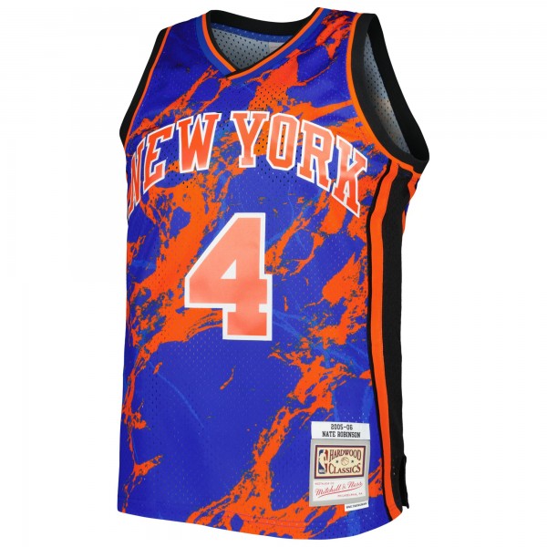 Игровая форма  Nate Robinson New York Knicks Mitchell & Ness 2005-06 Hardwood Classics Marble Swingman - Blue