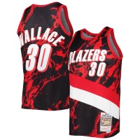 Игровая форма  Rasheed Wallace Portland Trail Blazers Mitchell & Ness 1999/00 Hardwood Classics Marble Swingman - Black