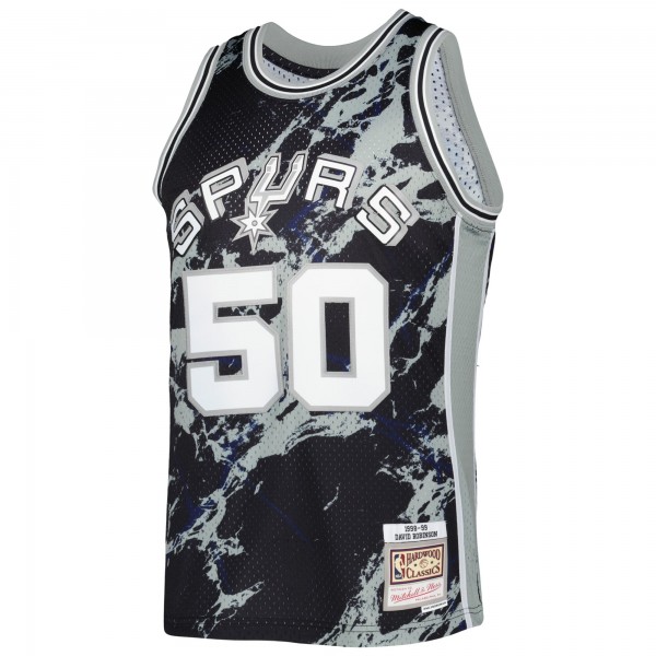 Игровая форма  David Robinson San Antonio Spurs Mitchell & Ness 1998-99 Hardwood Classics Marble Swingman - Black