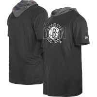 Футболка с капюшоном Brooklyn Nets New Era Black Active