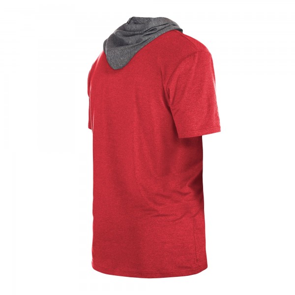 Футболка с капюшоном Chicago Bulls New Era Heather Red Active