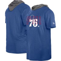 Футболка с капюшоном Philadelphia 76ers New Era Active - Royal