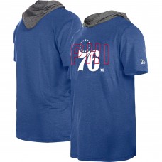 Футболка с капюшоном Philadelphia 76ers New Era Active - Royal