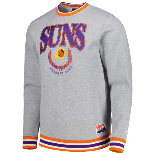 Кофта Phoenix Suns New Era Unisex Vintage Throwback Crew - Heather Gray