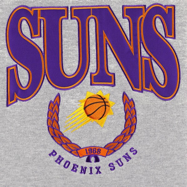 Кофта Phoenix Suns New Era Unisex Vintage Throwback Crew - Heather Gray