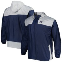 New York Yankees Columbia Navy Flash Forward Challenger Omni-Shade Full-Zip Windbreaker