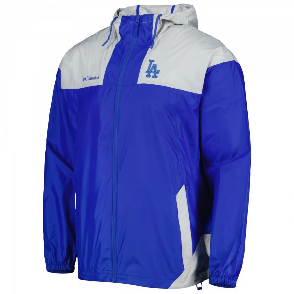 Ветровка на молнии Los Angeles Dodgers Columbia Omni-Shade Flash Forward Challenger - Royal/Gray