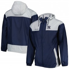 Ветровка на молнии New York Yankees Columbia Omni-Shade Flash Forward Challenger - Navy/Gray