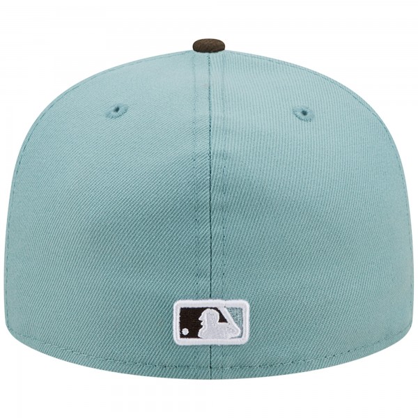 Бейсболка Los Angeles Dodgers New Era  1988 World Series Beach Kiss 59FIFTY - Light Blue/Brown