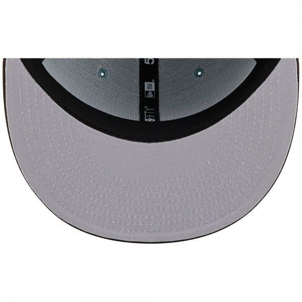 Бейсболка Los Angeles Dodgers New Era  1988 World Series Beach Kiss 59FIFTY - Light Blue/Brown