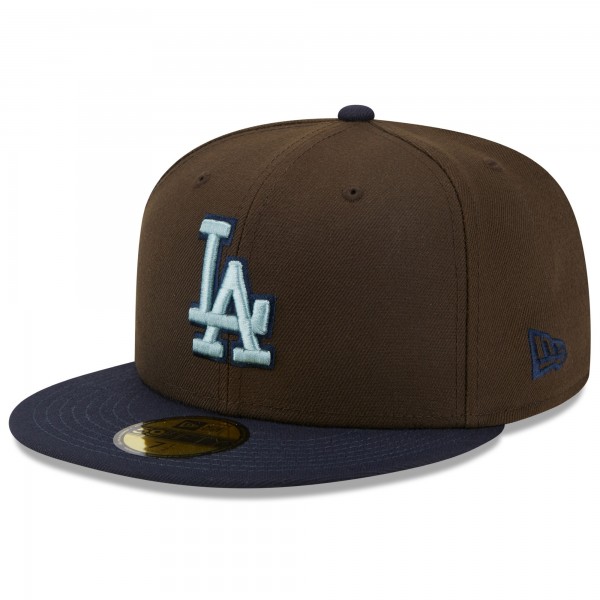 Бейсболка Los Angeles Dodgers New Era  1981 World Series Walnut 9FIFTY - Brown/Navy