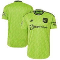 Игровая форма  Manchester United adidas 2022/23 Third Authentic - Neon Green