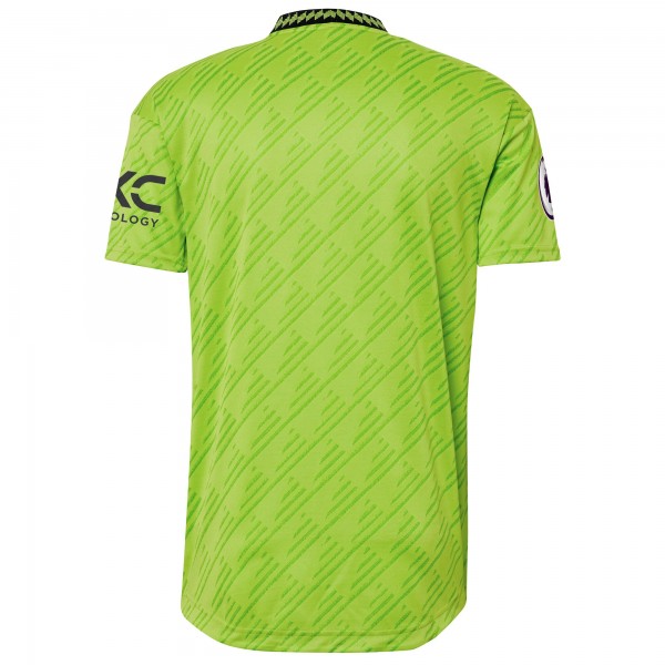 Игровая форма  Manchester United adidas 2022/23 Third Authentic - Neon Green