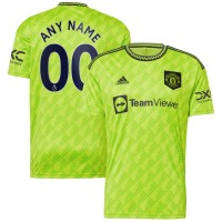 Игровая форма  Manchester United adidas 2022/23 Third Replica Custom - Neon Green