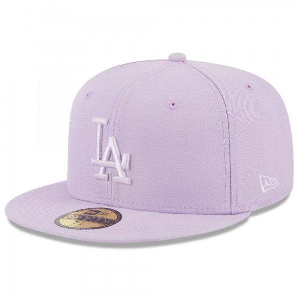 Бейсболка Los Angeles Dodgers New Era 2023 Spring Color Basic 59FIFTY - Lavender