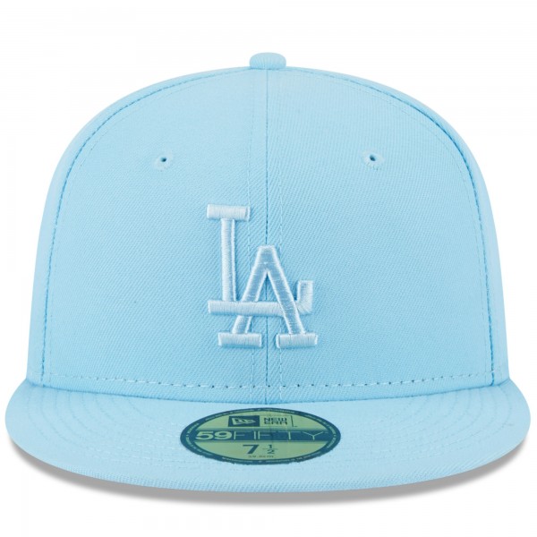 Бейсболка Los Angeles Dodgers New Era 2023 Spring Color Basic 59FIFTY - Light Blue