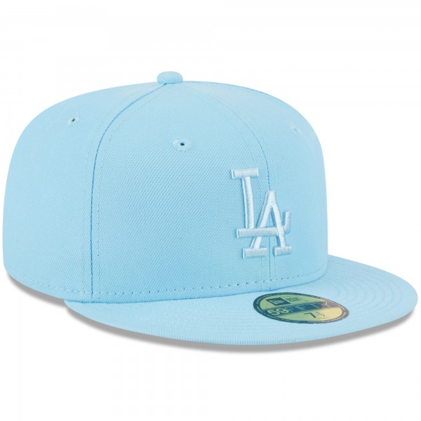 Бейсболка Los Angeles Dodgers New Era 2023 Spring Color Basic 59FIFTY - Light Blue