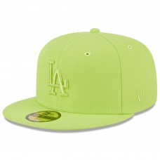 Бейсболка Los Angeles Dodgers New Era 2023 Spring Color Basic 59FIFTY - Neon Green