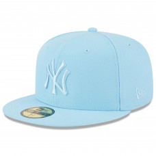 Бейсболка New York Yankees New Era 2023 Spring Color Basic 59FIFTY - Light Blue