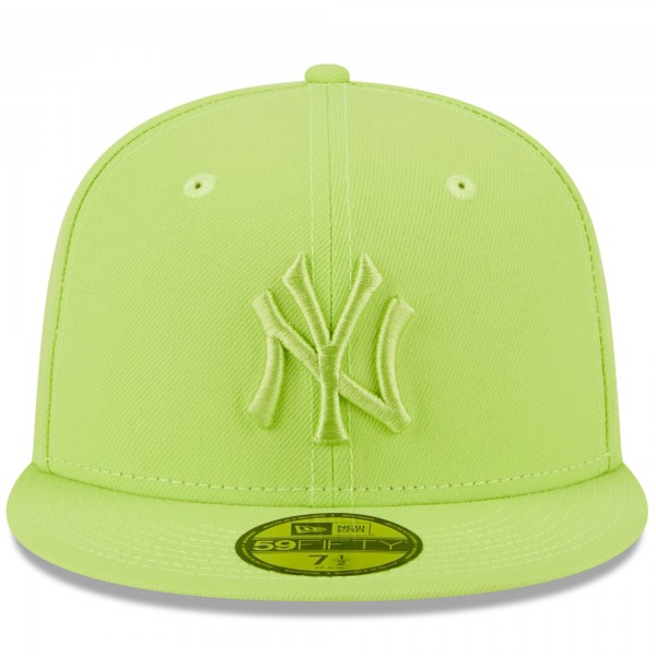 Бейсболка New York Yankees New Era 2023 Spring Color Basic 59FIFTY - Neon Green
