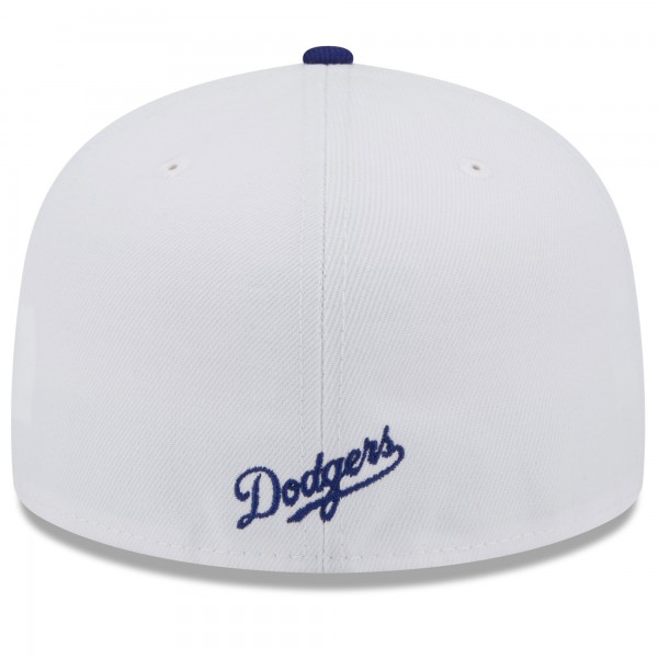 Бейсболка Los Angeles Dodgers New Era State 59FIFTY - White/Royal