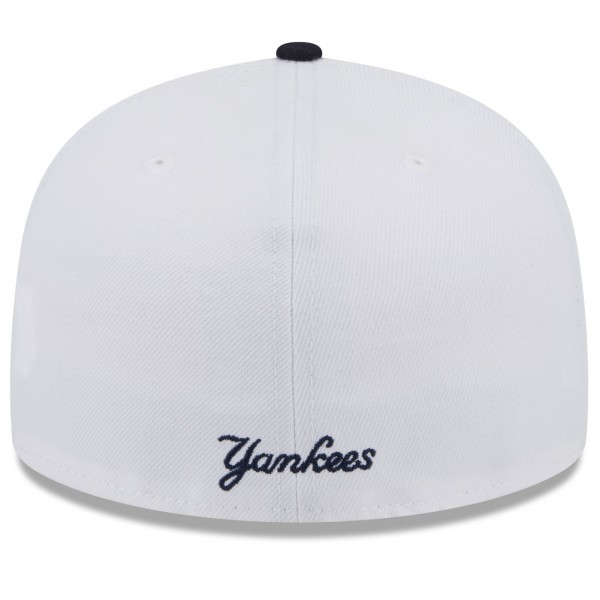 Бейсболка New York Yankees New Era State 59FIFTY - White/Navy