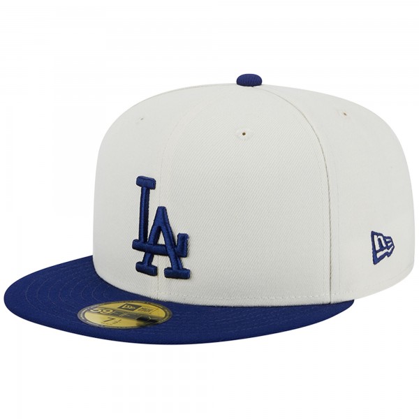 Бейсболка Los Angeles Dodgers New Era Retro 59FIFTY - Stone/Royal