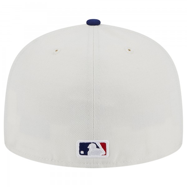 Бейсболка Los Angeles Dodgers New Era Retro 59FIFTY - Stone/Royal