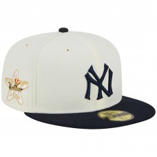 Бейсболка New York Yankees New Era Retro 59FIFTY - Stone/Navy