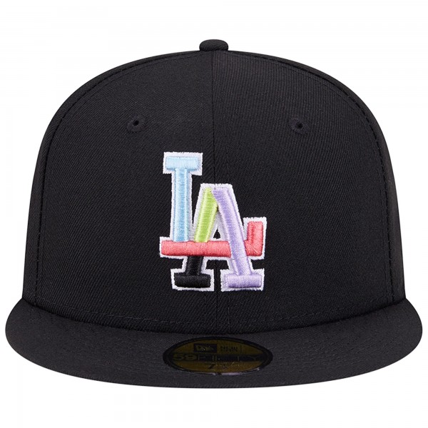 Бейсболка Los Angeles Dodgers New Era Multi-Color Pack 59FIFTY - Black