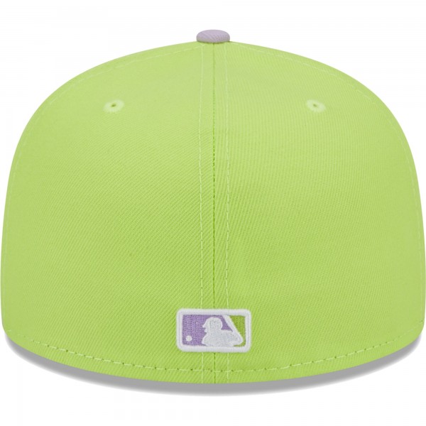 Бейсболка Los Angeles Dodgers New Era Spring Color Two-Tone 59FIFTY - Neon Green/Lavender