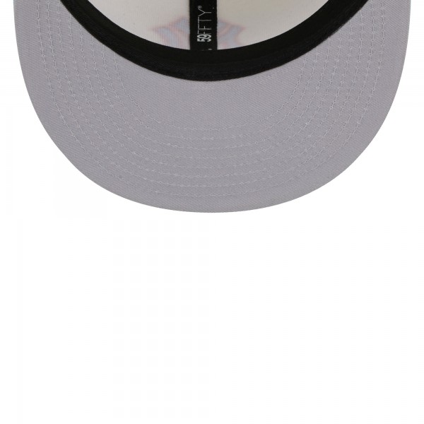 Бейсболка New York Yankees New Era Spring Color Two-Tone 59FIFTY - White/Light Blue