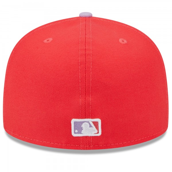 Бейсболка New York Yankees New Era Spring Color Two-Tone 59FIFTY - Red/Lavender