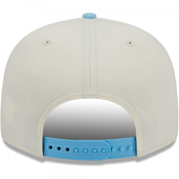 Бейсболка Los Angeles Dodgers New Era Spring Basic Two-Tone 9FIFTY - Cream/Light Blue