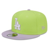 Бейсболка Los Angeles Dodgers New Era Spring Basic Two-Tone 9FIFTY - Neon Green/Purple