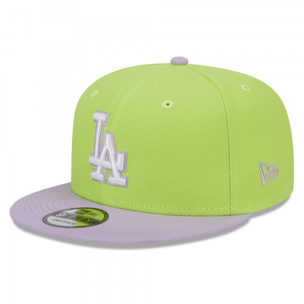 Бейсболка Los Angeles Dodgers New Era Spring Basic Two-Tone 9FIFTY - Neon Green/Purple