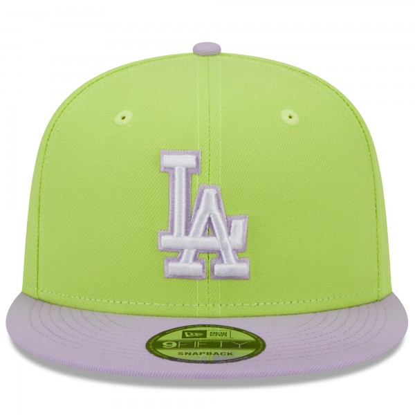 Бейсболка Los Angeles Dodgers New Era Spring Basic Two-Tone 9FIFTY - Neon Green/Purple