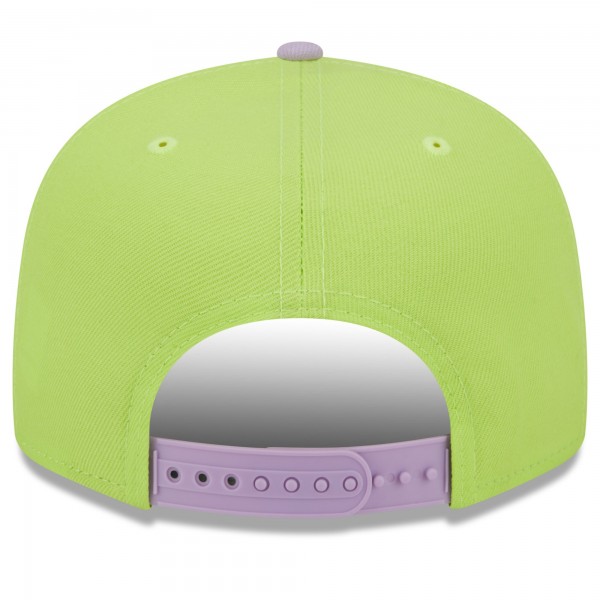 Бейсболка Los Angeles Dodgers New Era Spring Basic Two-Tone 9FIFTY - Neon Green/Purple