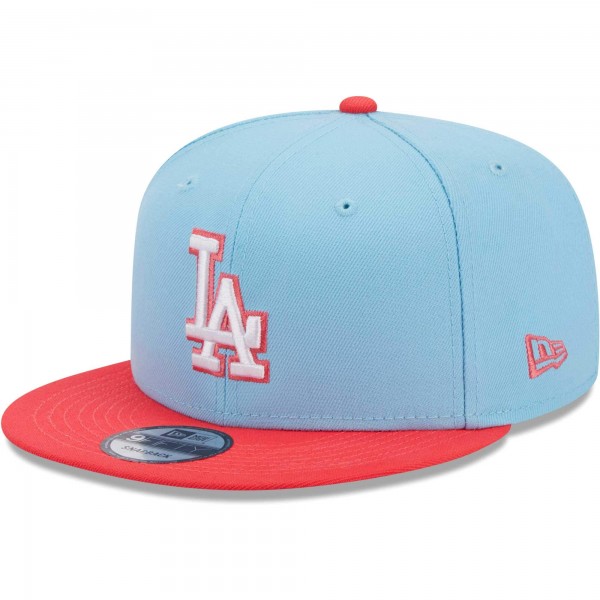 Бейсболка Los Angeles Dodgers New Era Spring Basic Two-Tone 9FIFTY - Light Blue/Red